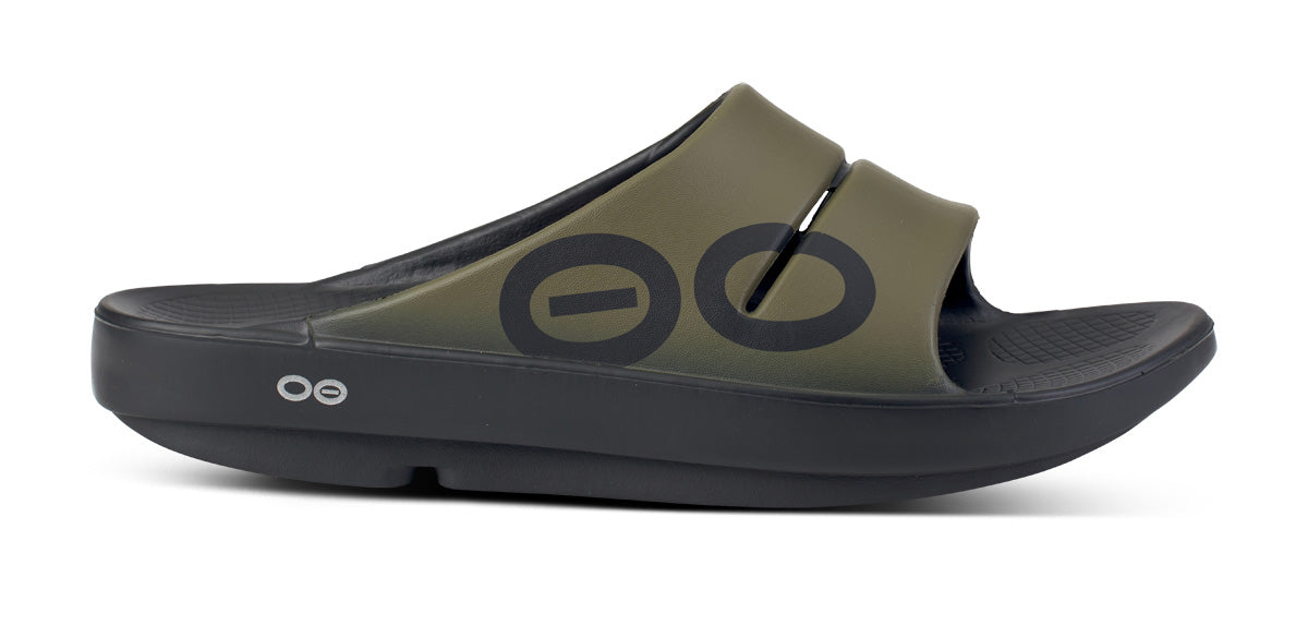 Men's OOahh Sport Slide Sandal - Tactical Green - Image 2